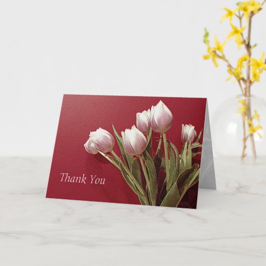 Tulip Hartelijk dank Kaart (Gele Bloem)