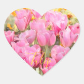 Tulip [Heart-shaped Seal] Hart Sticker (Voorkant)