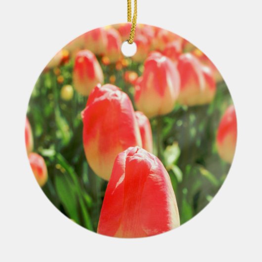 Tulip Heaven Keramisch Ornament (Voorkant)