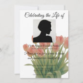 Tulip-herdenkingsuitnodiging Kaart (Voorkant)