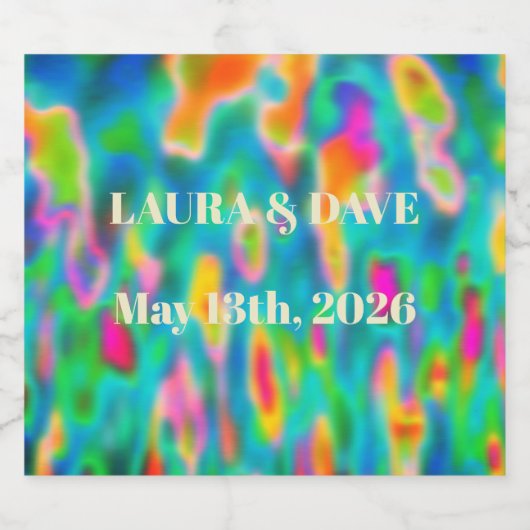 Tulip Impressions Likeurfles Etiket (Enkel label)