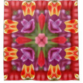 Tulip Kaleidoscope Douchegordijn (Voorkant)