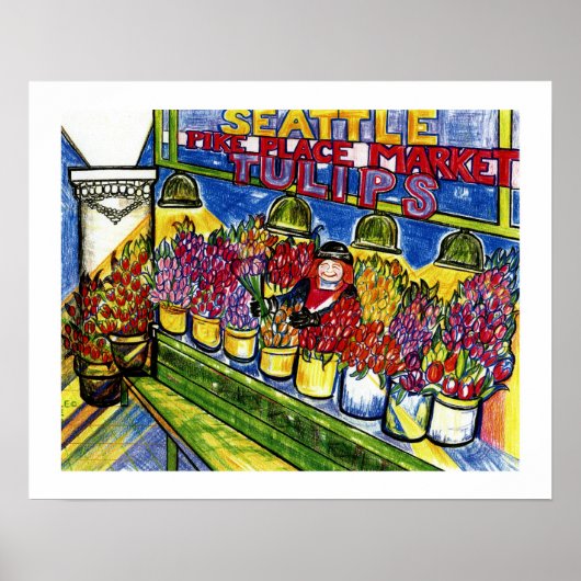 Tulip Lady Poster (Voorkant)