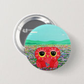 Tulip Love Affair Ronde Button 5,7 Cm (Voorkant /achterkant)