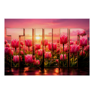 Tulip Luxe Botanische Bloemendecoratie Perfect Poster