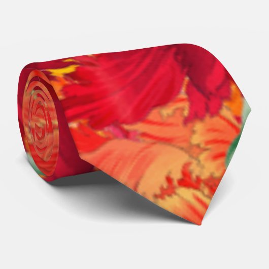 Tulip Menagerie Stropdas (Opgerold)