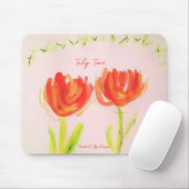 Tulip-Muismat van Ariella & Lily, Zazzle Muismat (Met muis)