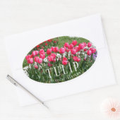 Tulip Ovale Sticker (Envelop)