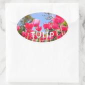 Tulip Ovale Sticker (Tas)