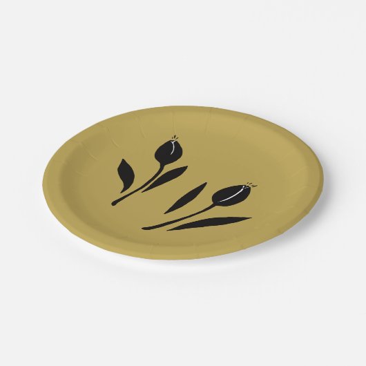 Tulip Papieren Bordje (Gekanteld)