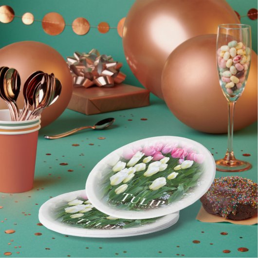 Tulip Papieren Bordje (Multi)