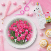 Tulip Papieren Bordje (Feest)