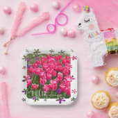 Tulip Papieren Bordje (Feest)