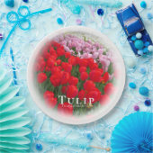 Tulip Papieren Bordje (Feest)