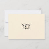 Tulip Paradijs QR Code RSVP Kaart (Achterkant)