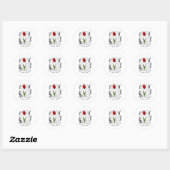 Tulip Parkinsons Awareness Ronde Sticker (Vel)