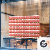 Tulip Patroon Raamsticker (Cafe Raam)