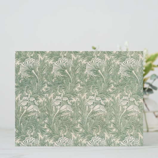 Tulip Pattern (door William Morris) Kaart (Staand voorkant)
