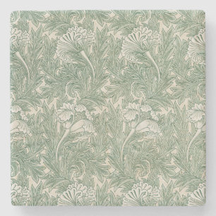 Tulip Pattern (door William Morris) Stenen Onderzetter