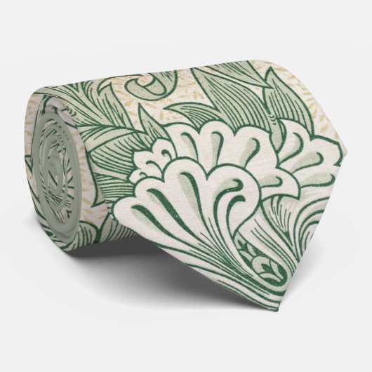 Tulip Pattern (door William Morris) Stropdas (Opgerold)