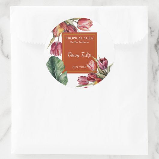 Tulip Perfume Label (Tas)
