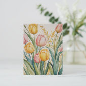 Tulip Reverie Briefkaart (Staand voorkant)