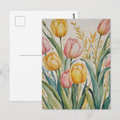 Tulip Reverie Briefkaart (Voorkant / Achterkant)
