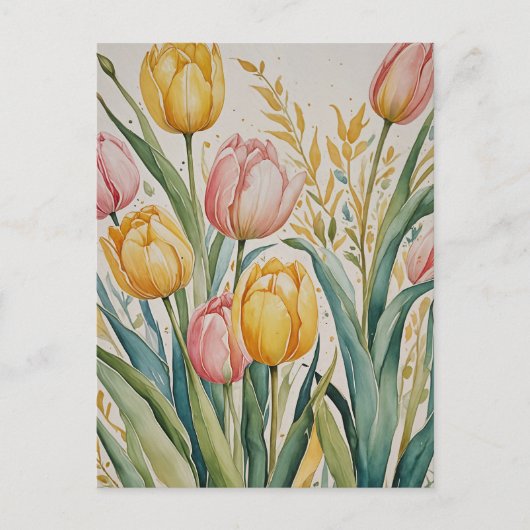Tulip Reverie Briefkaart (Voorkant)