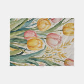 Tulip Reverie Fleece Deken (Voorkant (Horizontaal))