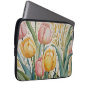 Tulip Reverie Laptop Sleeve (Voorkant Rechts)