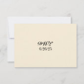 Tulip Reverie QR Code RSVP Card Kaartje (Achterkant)