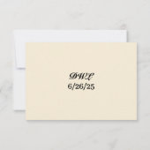 Tulip Reverie RSVP-kaart RSVP Kaartje (Achterkant)