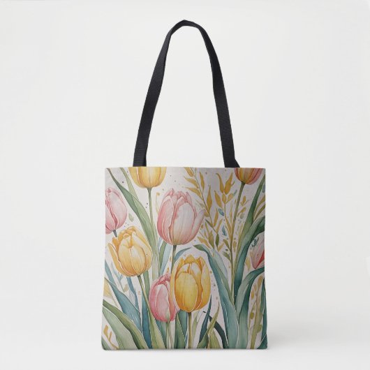 Tulip Reverie Tote Bag (Voorkant)