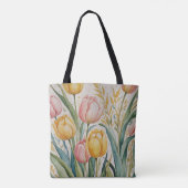 Tulip Reverie Tote Bag (Achterkant)