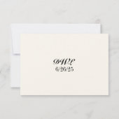 Tulip Samen QR Code RSVP Kaart (Achterkant)