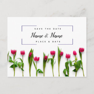 Tulip Save the Date Briefkaart