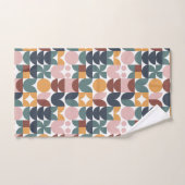 Tulip Scandinavian Modern Geometric Pattern Bad Handdoek (Handdoek)