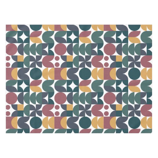 Tulip Scandinavian Modern Geometric Pattern Tafelkleed (Voorkant (Horizontaal))