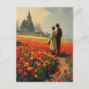 Tulip Serenity Vintage Briefkaart