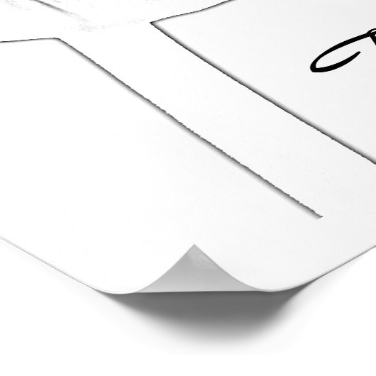 Tulip Sketch Poster (Hoek)