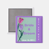 Tulip slaat de datum op magneet (Voorkant / Achterkant)