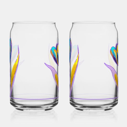 Tulip Soda Glass Blikvorm Glas (Links)