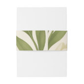 Tulip Sonata Wedding Invitation Belly Band Uitnodigingen Wikkel (Achterkant Voorbeeld)