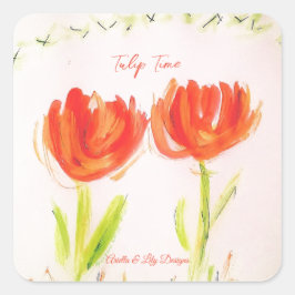 Tulip Sticker van Ariella & Lily Design