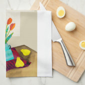 Tulip still Kitchen Tea Towel Theedoek (Quarter Fold)
