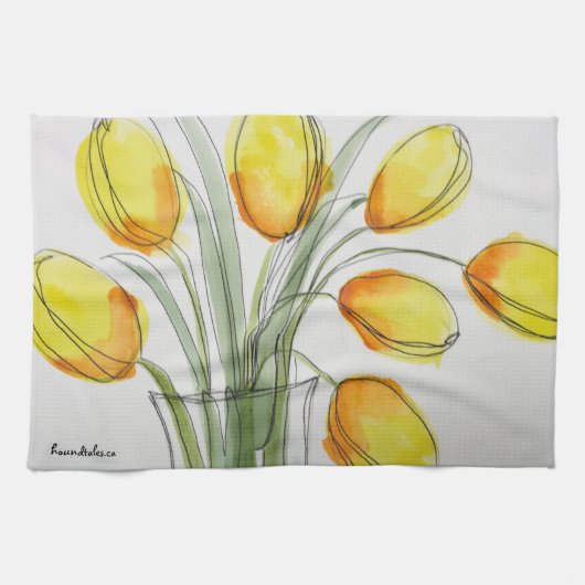 Tulip Tea Towel Theedoek (Horizontaal)