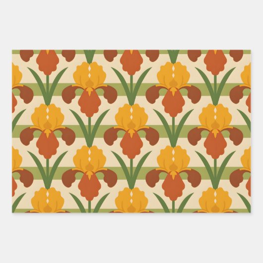 Tulip Tijd Inpakpapier Vel (Voorkant)