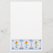  Tulip Tile-kunstwerk Briefpapier (Voorkant)