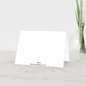 Tulip Time Holland, Michigan Folie Wenskaart (Achterkant)