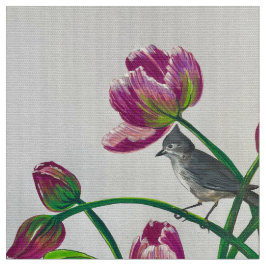 Tulip Titmouse Fabric Stof